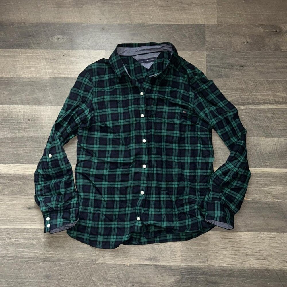 Tommy Hilfiger Women's Green Shirt